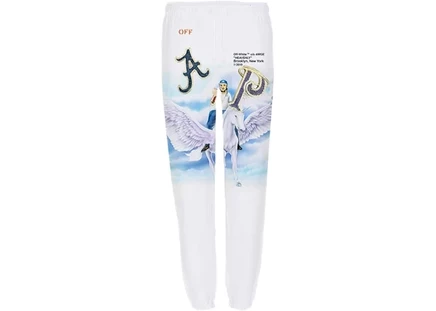 Мужские спортивные штаны off-white yams day, белые