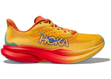 Женские кроссовки Hoka One One Mach 6, оранжевые
