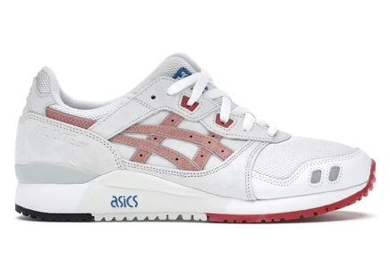 Мужские кроссовки Asics Gel-Lyte III, бело-розовые