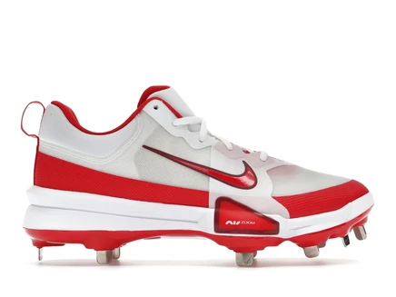 Мужские кроссовки Nike Force Zoom Trout 9 Pro, белые с красным