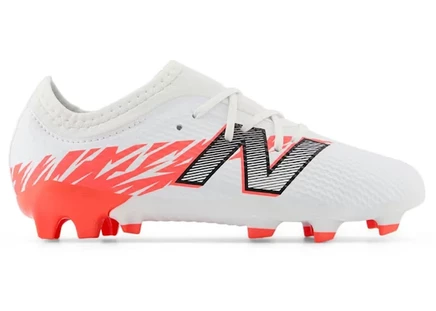 Детские бутсы New Balance Furon V8 FG, бело-красно-черные