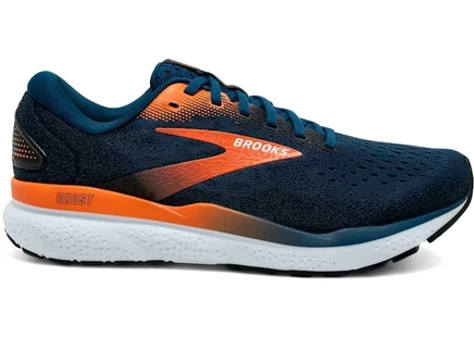 Мужские кроссовки Brooks Ghost 16, голубые/оранжевые