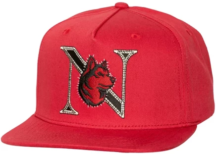 Унисекс кепка Travis Scott Northeastern snapback, красная