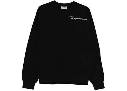 Унисекс свитшот Carhartt WIP Punched, черный