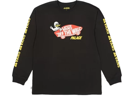 Мужской лонгслив Palace x Vans Duck Out, черный