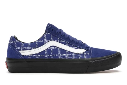 Мужские кеды Vans Old Skool Supreme Grid, синие