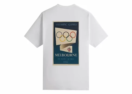 Мужская футболка KITH Olympics Melbourne 1956, белая
