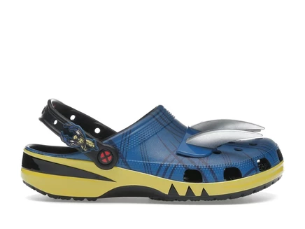 Мужские сабо Crocs Classic Wolverine, синие/желтые/черные