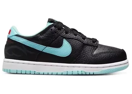 Детские кроссовки Nike Dunk Low SE Barber Shop, черные