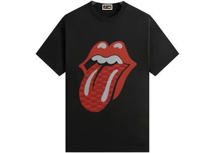 Мужская футболка Kith x Rolling Stones, черная