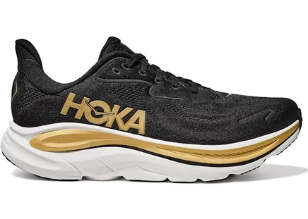Мужские кроссовки Hoka One One Clifton 10, черно-золотые
