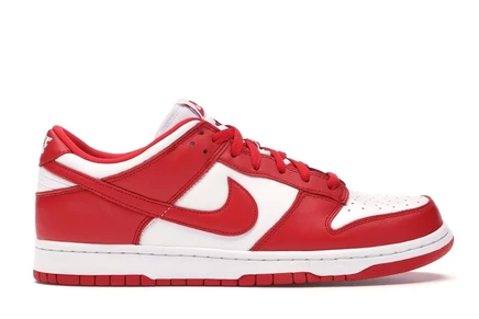 Мужские кроссовки Nike Dunk Low SP St. John's, бело-красные