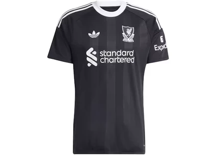 Футболка вратаря Adidas Liverpool FC 25/26, черная