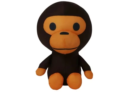 Подушка-игрушка Bape Baby Milo, коричневая