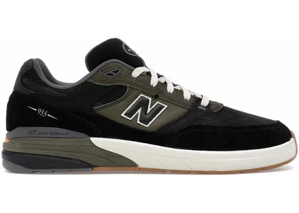 Кроссовки New Balance Numeric 933 Andrew Reynolds, черно‑оливковые