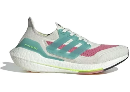 Женские кроссовки Adidas Ultra Boost 21, белый/розовый