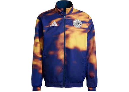 Мужская тренировочная куртка Adidas Ajax Id&T, темно-синяя