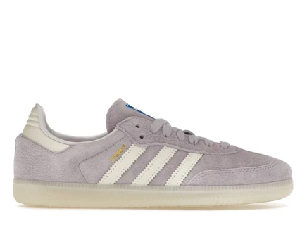 Мужские кроссовки Adidas Samba OG, серебристо-белые