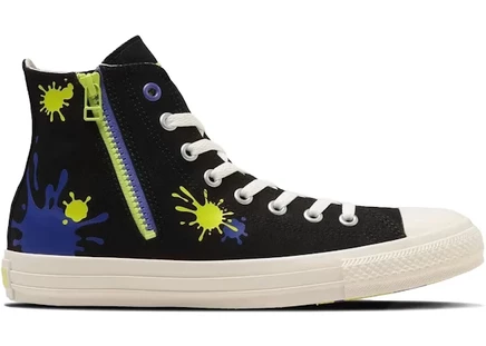 Мужские кеды Converse Chuck Taylor Zip Hi Splatoon 3, черные