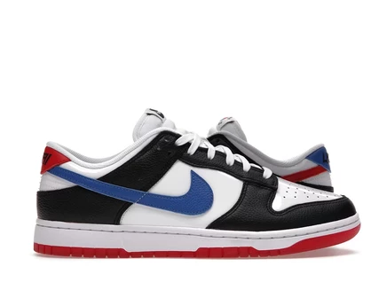 Мужские кеды Nike Dunk Low Seoul, черно-бело-красно-синие
