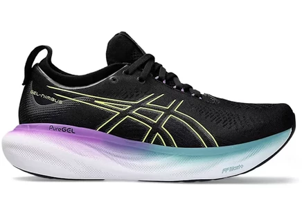 ASICS Gel-Nimbus 25 Black Glow Yellow (Women's) black/glow yellow