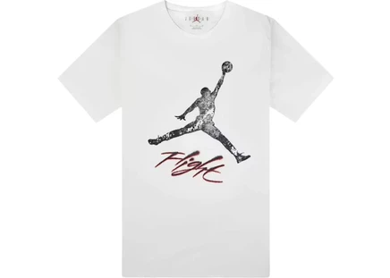 Мужская футболка Jordan Flight Jumpman, белая/мультиколор