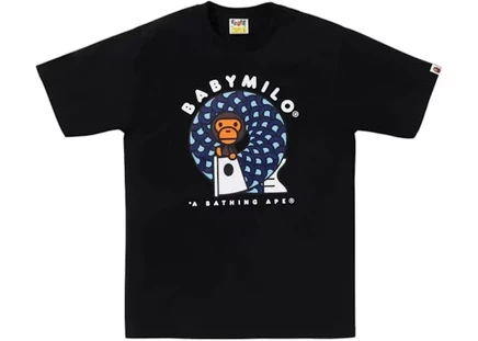 Мужская футболка Bape Koinobori On Baby Milo, черная