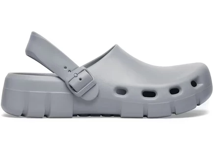 Мужские сабо Birkenstock Birki Flow EVA, серо-бежевые