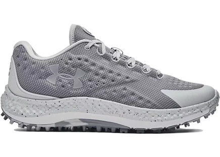 Мужские кроссовки under armour curry 1 golf, стально-серые