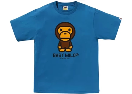 Мужская футболка Bape Baby Milo (FW24), синяя