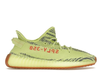 Мужские кроссовки Adidas Yeezy 350 V2 Semi Frozen Yellow