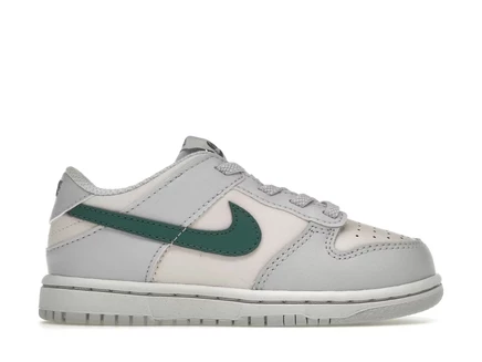 Детские кроссовки Nike Dunk Low SE TD, серо/розово/бирюзовые