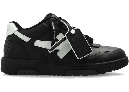 Мужские кеды Off-White Out Of Office OOO, черно-белые