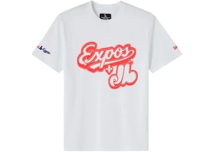 Мужская футболка OVO x New Era Montreal Expos, белая