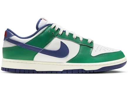 Мужские кроссовки Nike Dunk Low, зелено-темно-синие