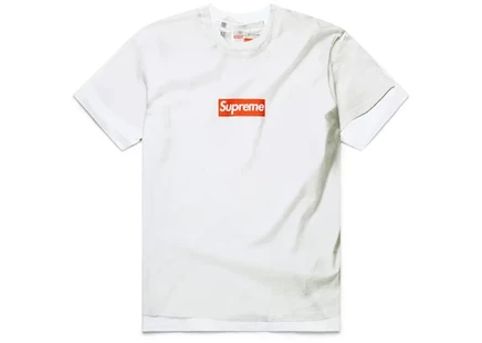 Мужская футболка Supreme MM6 Box Logo, белая