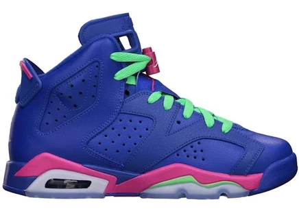 Детские кроссовки Jordan 6 Retro Game Royal, синие