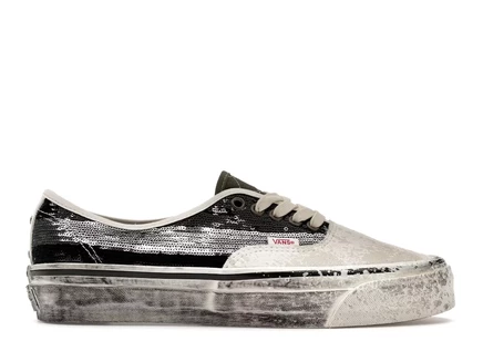 Мужские кеды vans premium authentic la habana, черно-белые
