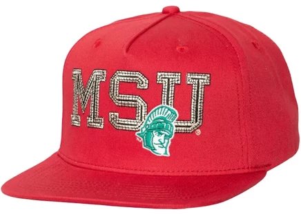 Унисекс кепка Travis Scott x Mitchell & Ness Snapback, красная