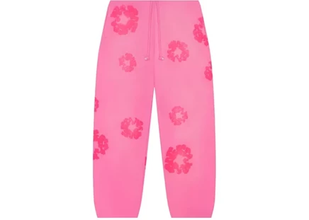 Denim Tears Mono Cotton Wreath Sweatpants Pink pink