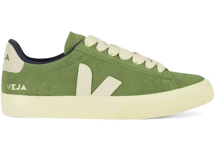 Мужские кроссовки Veja Campo Bold Suede, зелено-бежевые