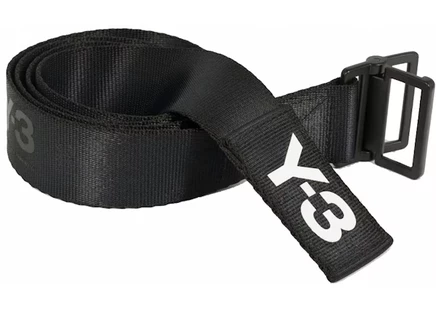 Унисекс ремень Adidas Y-3 Classic Logo, черный