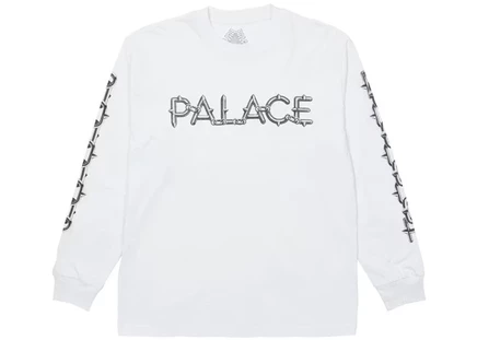 Мужской лонгслив Palace Spike, белый