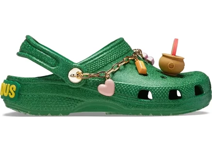 Детские сабо Crocs Classic Clog Lucky Charms, зеленые