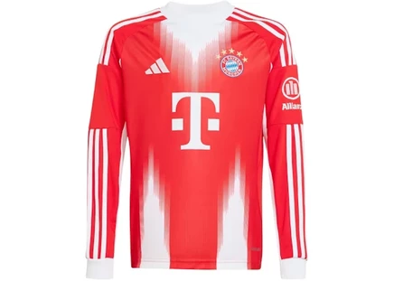 Мужская футболка adidas Bayern 25/26 дл. рукав, красная