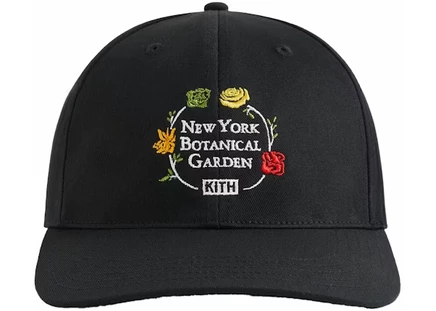 Унисекс кепка KITH Twill Aaron (NYBG), черная