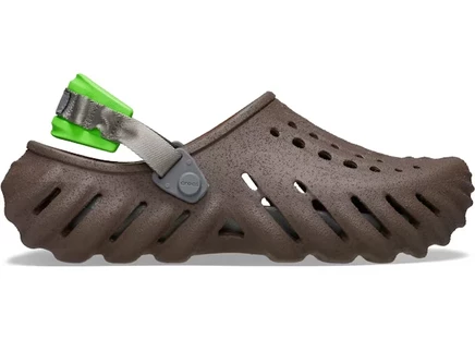 Мужские сабо crocs echo sandstorm clog, кофейный/мульти