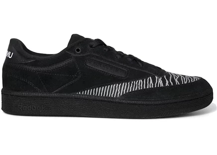 Мужские кроссовки Reebok Club C x Joy Division, черные