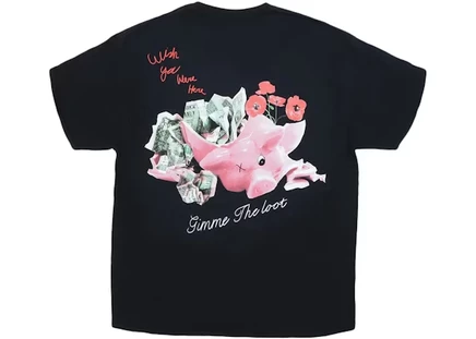 Мужская футболка Travis Scott Astroworld Pig, черная