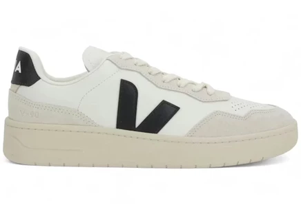Мужские кроссовки Veja V-90 OT, бело-черные